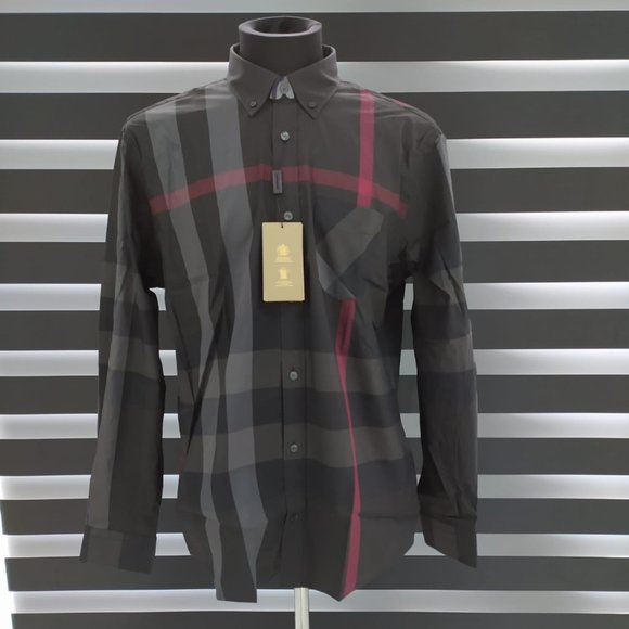 burberry mens casual shirts